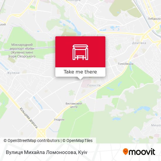 Вулиця Михайла Ломоносова map