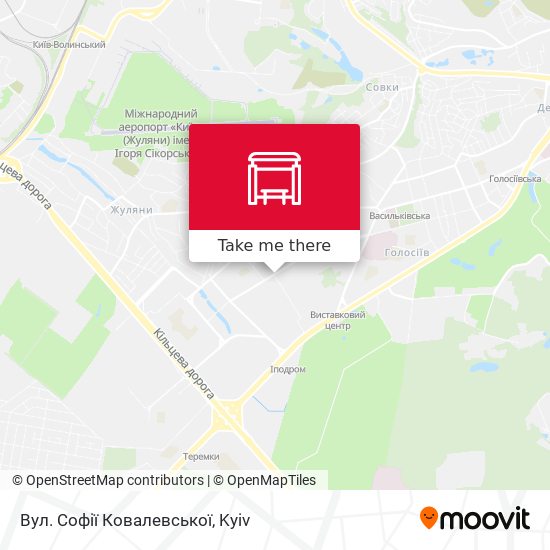 Вул. Софії Ковалевської map