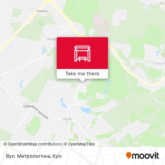 Вул. Метрологічна map
