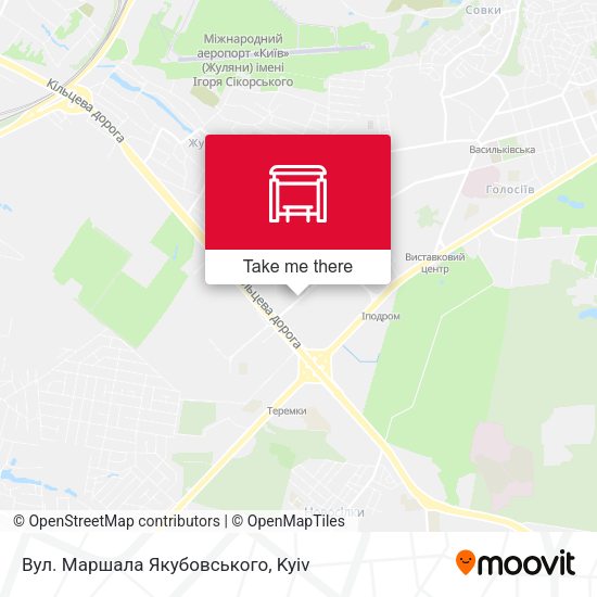 Карта Вул. Маршала Якубовського