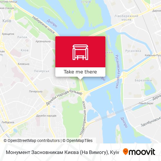 Монумент Засновникам Києва (На Вимогу) map