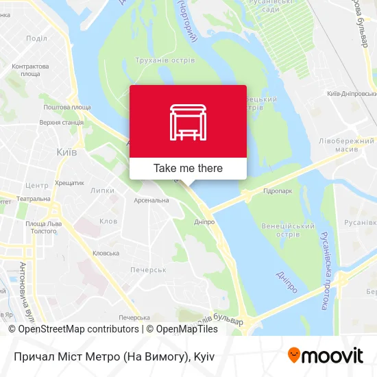 Карта Причал Міст Метро (На Вимогу)