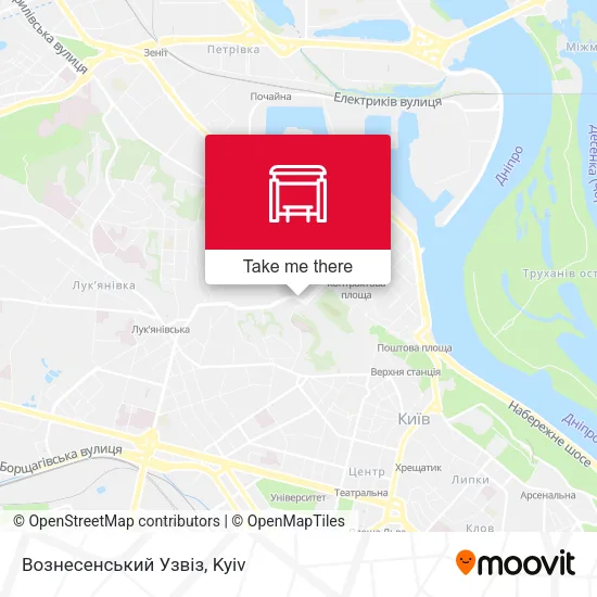 Карта Вознесенський Узвiз