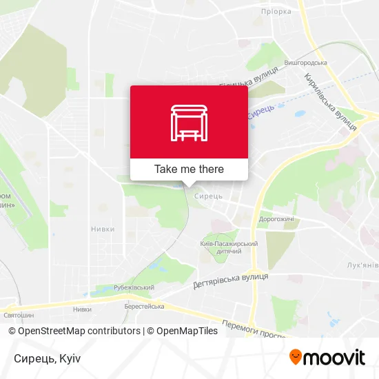 Карта Сирець