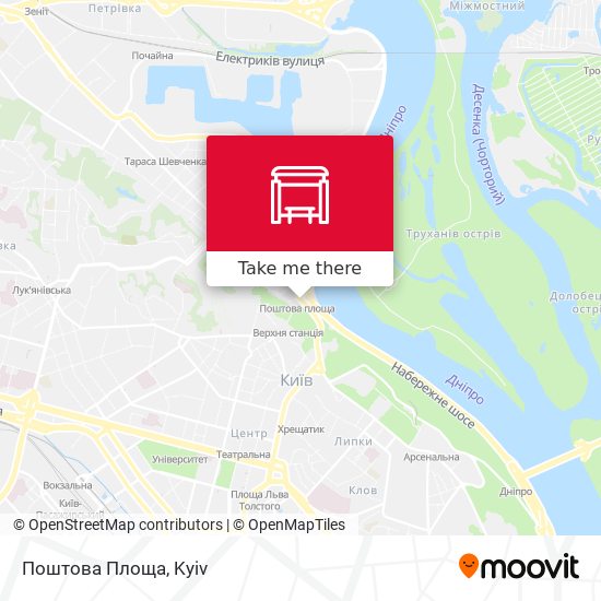 Поштова Площа map