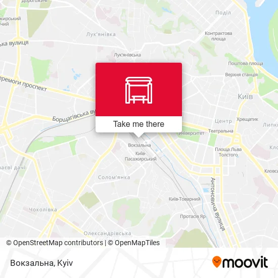 Карта Вокзальна