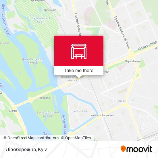 Карта Лівобережна