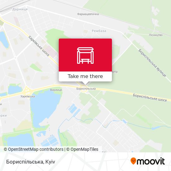 Бориспільська map