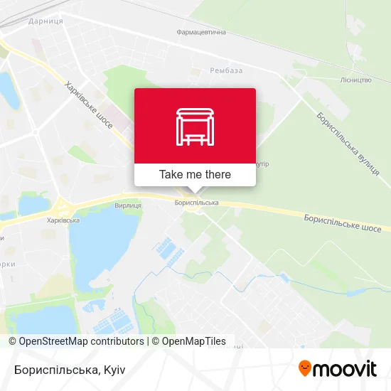 Карта Бориспільська