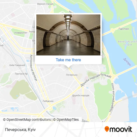 Карта Печерська