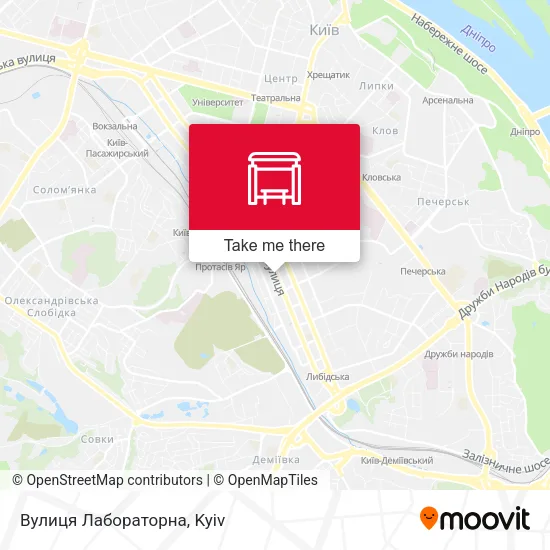 Карта Вулиця Лабораторна
