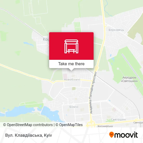 Карта Вул. Клавдіївська