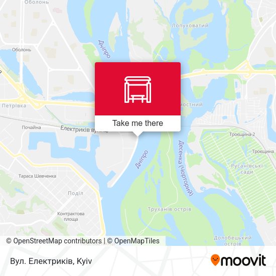 Карта Вул. Електриків