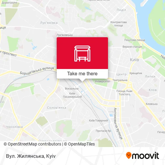Карта Вул. Жилянська