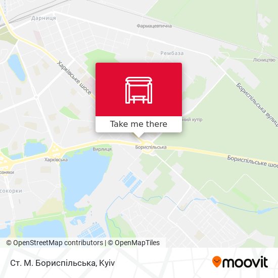 Ст. М. Бориспільська map