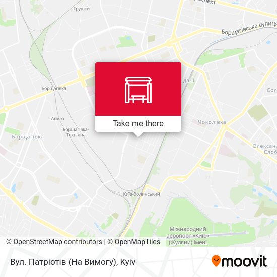 Карта Вул. Патріотів (На Вимогу)