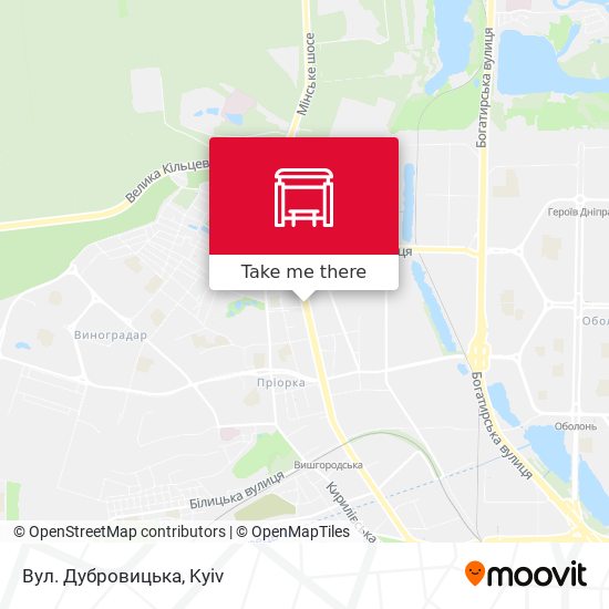 Вул. Дубровицька map