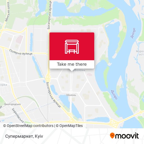 Супермаркет map