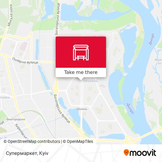 Супермаркет map