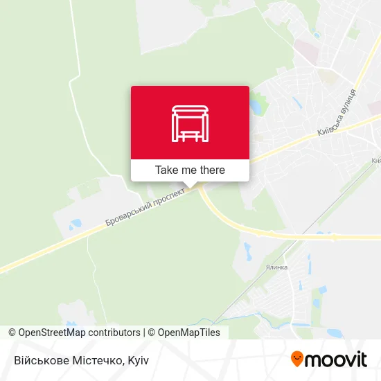 Карта Військове Містечко