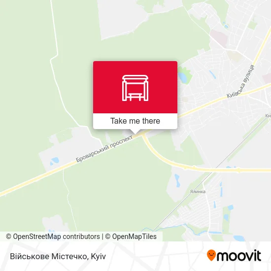 Карта Військове Містечко