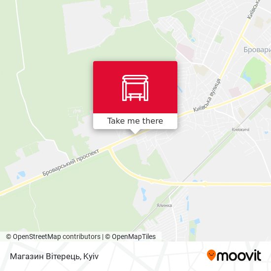 Магазин Вітерець map