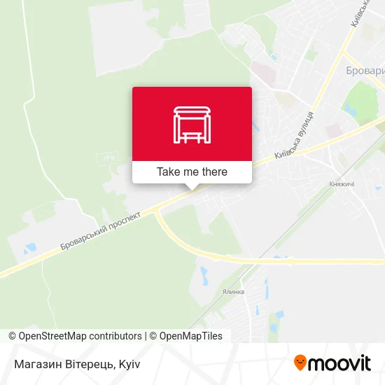 Карта Магазин Вітерець