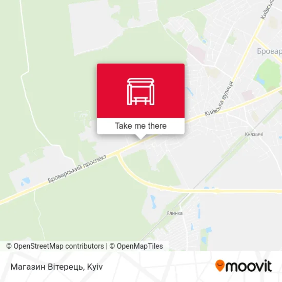 Карта Магазин Вітерець