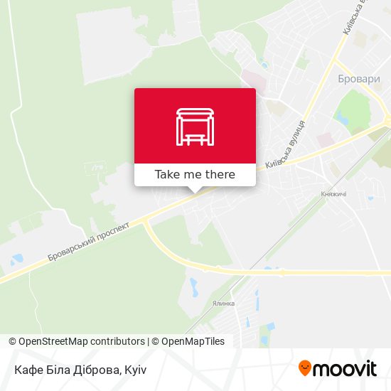 Кафе Біла Діброва map