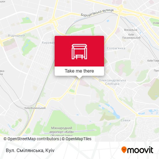 Вул. Смілянська map