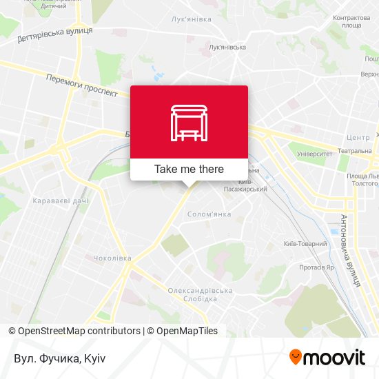Вул. Фучика map