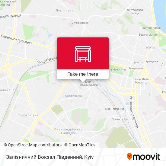 Залізничний Вокзал Південний map