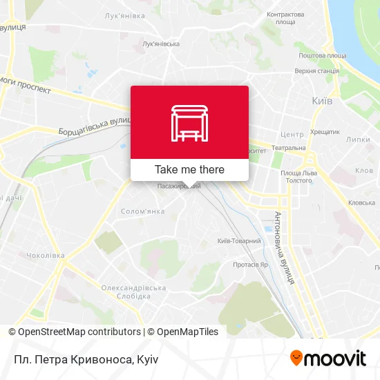 Карта Пл. Петра Кривоноса