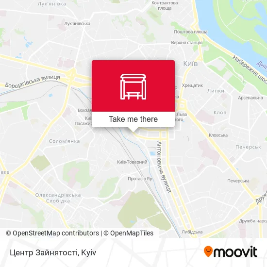 Карта Центр Зайнятості