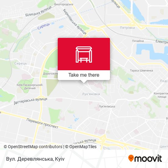 Вул. Деревлянська map