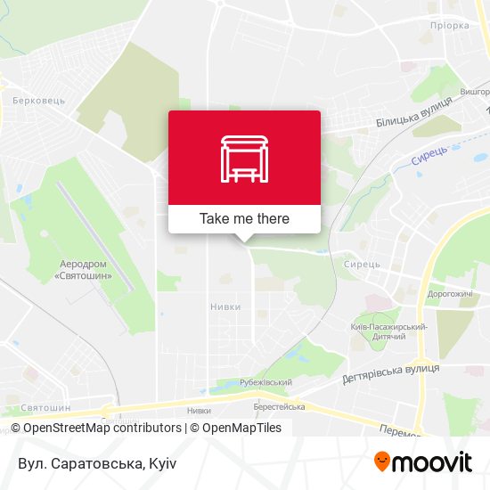 Вул. Саратовська map