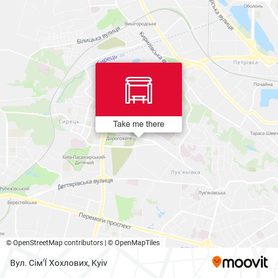 Вул. Сім'Ї Хохлових map