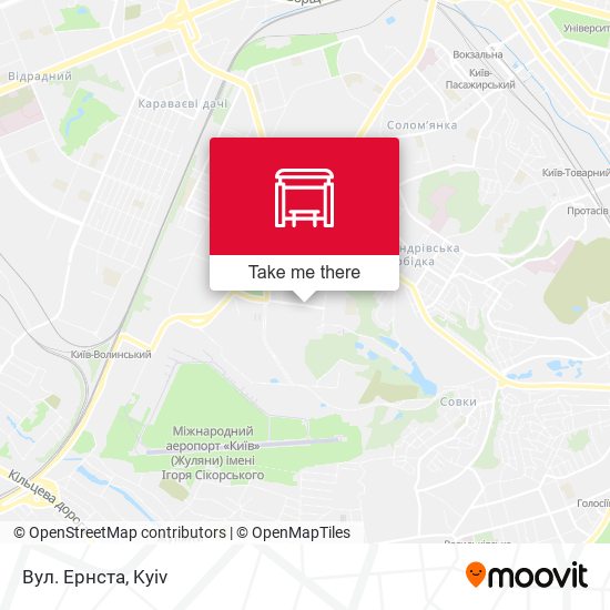 Вул. Ернста map