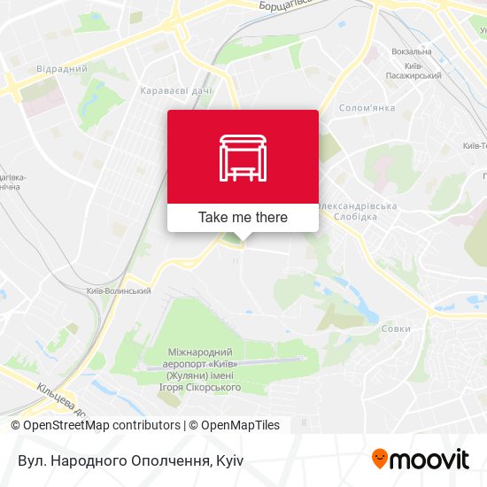 Вул. Народного Ополчення map