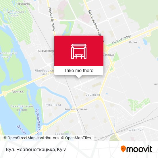 Вул. Червоноткацька map