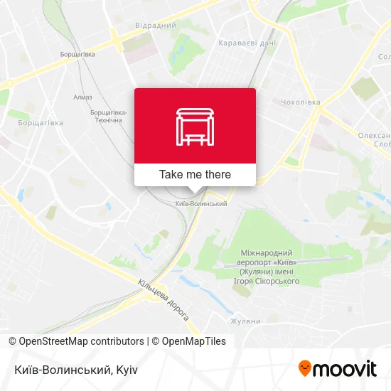 Карта Київ-Волинський