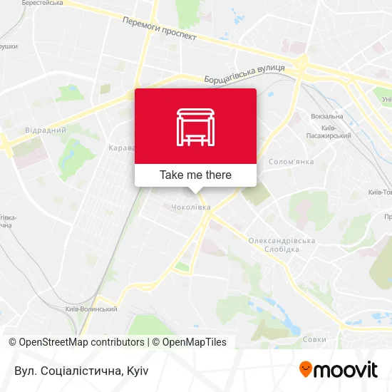 Карта Вул. Соціалістична