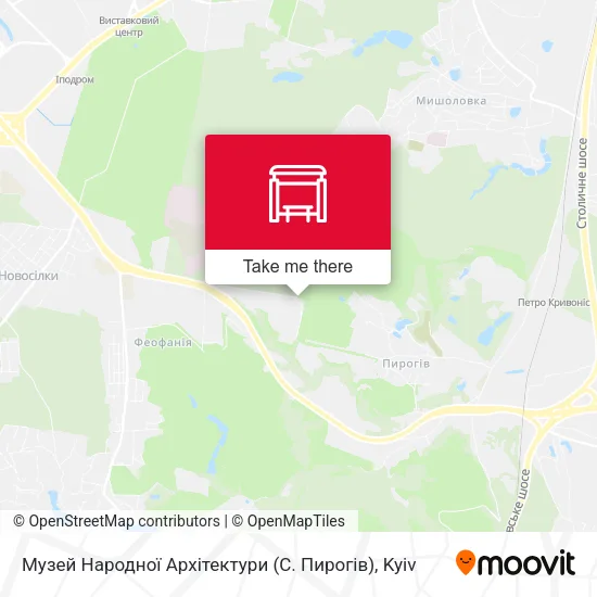 Карта Музей Народної Архітектури (С. Пирогів)