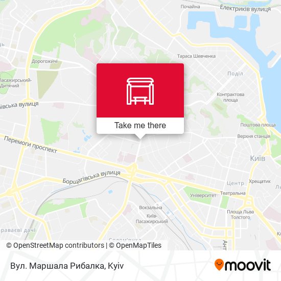 Вул. Маршала Рибалка map