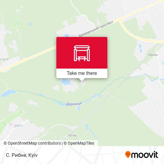С. Рибне map