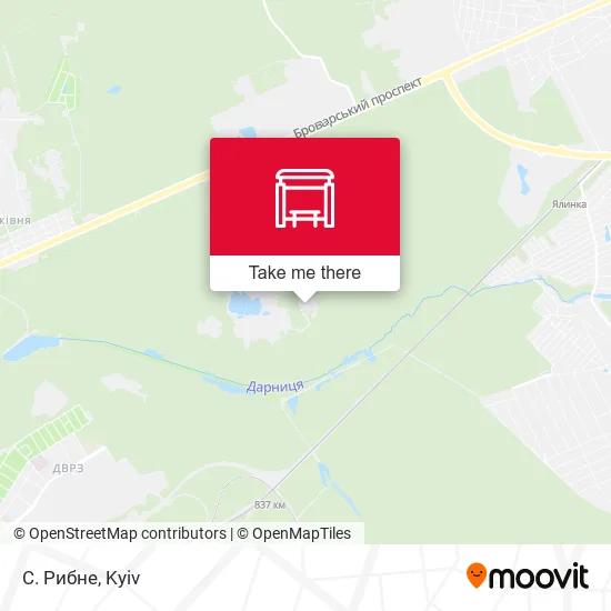 С. Рибне map