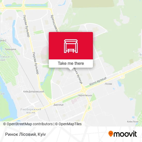 Карта Ринок Лісовий
