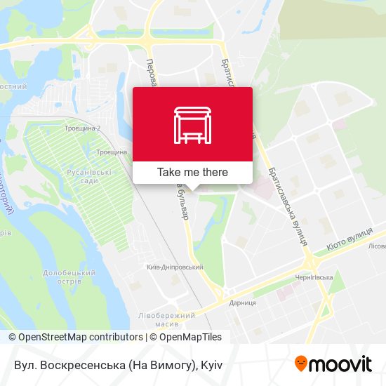 Вул. Воскресенська (На Вимогу) map