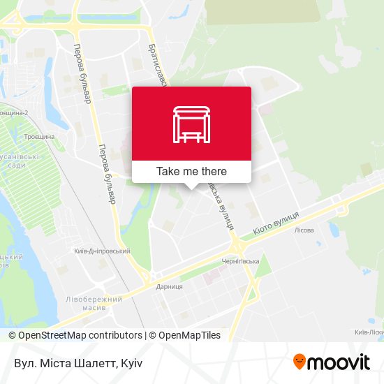 Вул. Міста Шалетт map