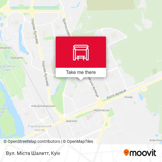 Вул. Міста Шалетт map